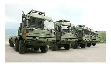 Military trucks MAN